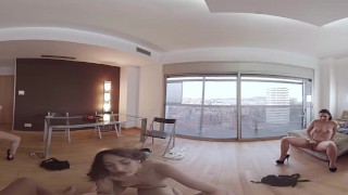 VR Porn Foursome in 360 movie