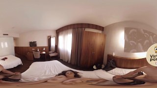 VR Porn Hottie fucked in a hotel room | Virtual Porn 360