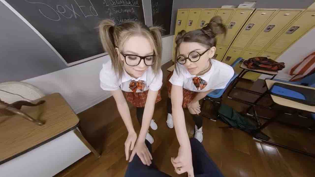 Horny schoolgirls want to suck your dick